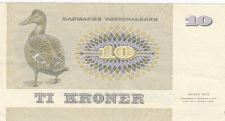 Danemark 10 Kroner C. S. Kirchhoff - Canard - 1978 Série B8 - TTB - P.48