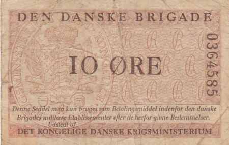 Danemark 10 Øre ND1947-58 - Den Danske Brigade