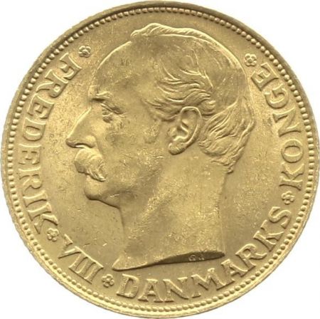 Danemark 20 Kroner Frederik VIII - 1909
