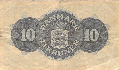 Danemark DANEMARK - 10 KRONER 1948