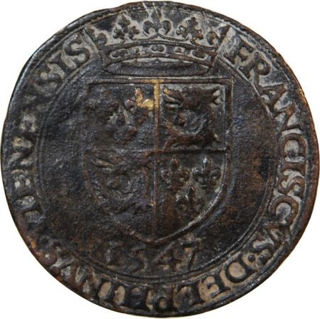 DAUPHINÉ  FRANÇOIS II  JETON 1547 RARE