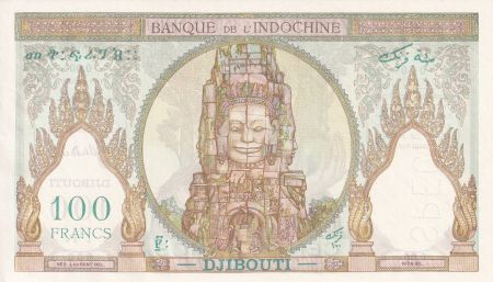 Djibouti 100 Francs - Ruines d\'Angkor - Spécimen - 1938 - P.NEUF - Kol.613s