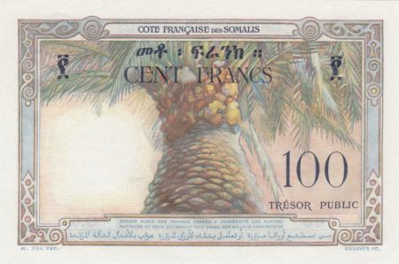 Djibouti 100 Francs Corail-  ND 1952 - Spécimen
