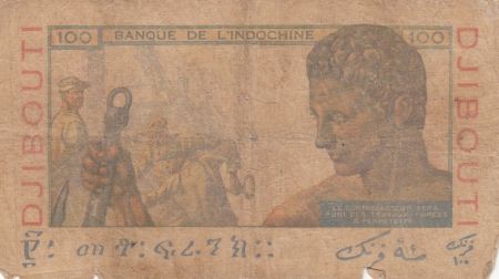 Djibouti 100 Francs Laboureur - 1946 - Série R.42 - B+