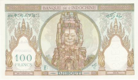Djibouti 100 Francs Ruines d\'Angkor - ND (1931) Spécimen