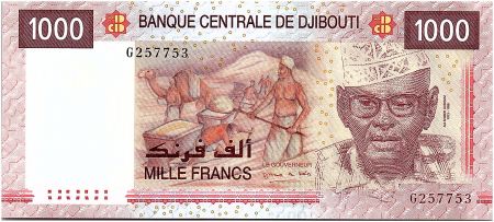 Djibouti 1000 Francs - A.A. Ouddoun - Port - 2005 - Neuf - P.42a