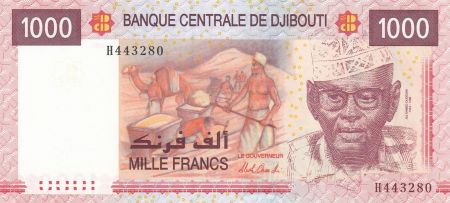 Djibouti 1000 Francs - A.A. Ouddoun - Port - 2005 (2021) - Neuf - P.42b - Préfixe H