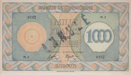 Djibouti 1000 Francs Palestine ND1945 - PCGS AU55 - Série M.2
