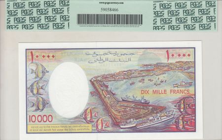Djibouti 10000 Francs Femme et enfant - 1984 - PCGS 66PPQ
