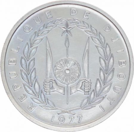 Djibouti 50 Francs Chameaux - Armoiries - 1977 - Essai