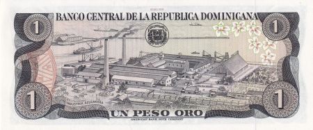 Dominicaine Rép. 1 Peso de Oro - Duarte - Industrie - 1978 - Série A - P.116a