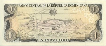 Dominicaine Rép. 1 Peso Oro Oro, J.P. Duarte - Usine