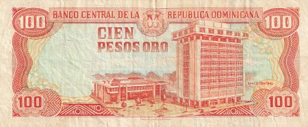 Dominicaine Rép. 100 Pesos de Oro - Maison de la Monnaie - 1998 - Série EM - P.156b