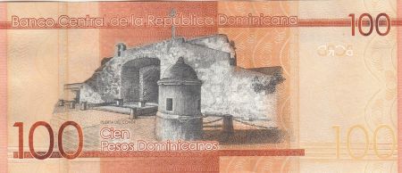 Dominicaine Rép. 100 Pesos Dominicanos, Duarte, Sanchez, Mella - Puerta del Conde 2015
