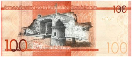 Dominicaine Rép. 100 Pesos Dominicanos Dominicanos, Duarte, Sanchez, Mella - Puerta del Conde 2014