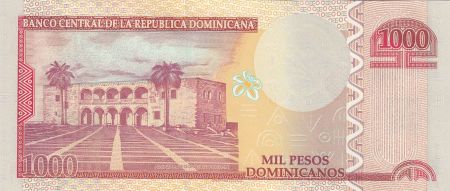 Dominicaine Rép. 1000 Pesos Palais National - Alcazar - 2012 - Neuf - P.187