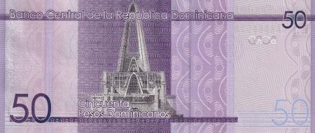 Dominicaine Rép. 50 Pesos - Cathédrale - Basilique - 2017 - P.NEW