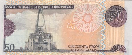 Dominicaine Rép. 50 Pesos, Cathédrale - Basilique - 2012 - Neuf - P.183b