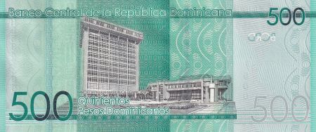 Dominicaine Rép. 500 Pesos - Héros de la nation - 2017 (2020) - Série HL - P.NEW