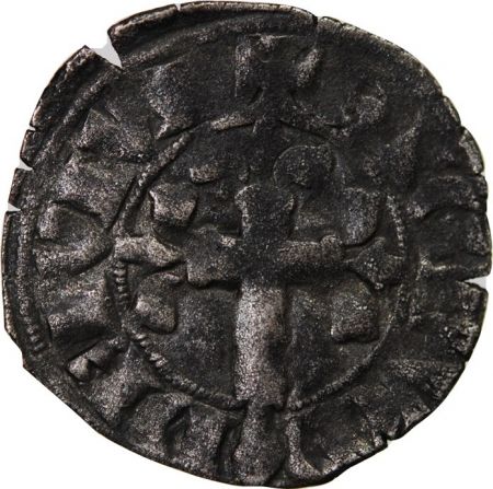 DUCHÉ DE BRETAGNE  JEAN III LE BON - DOUBLE DENIER 1312 / 1341