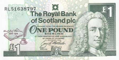Ecosse 1 Pound Royal Bank of Scotland - RL Stevenson - 1994 - Neuf - P.358