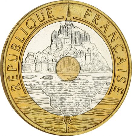 ÉDITION PRIVÉE « Le Mont-Saint Michel » - comprenant une pièce et un billet