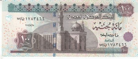 Egypte 100 Pounds Mosquée du Sultan Hassan - 2011