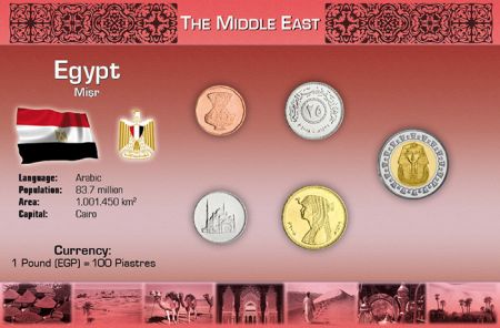 Egypte Monnaies du Monde -  Égypte