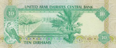 Emirats Arabes Unis 10 Dirhams 1982 Dague - Faucon