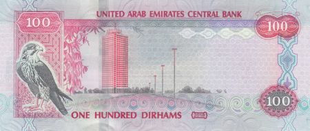 Emirats Arabes Unis 100 Dirhams Forteresse - Faucon - 2018