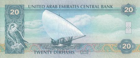 Emirats Arabes Unis 20 Dirhams Centre Dubai Creek Golf et Yacht Club - 2015
