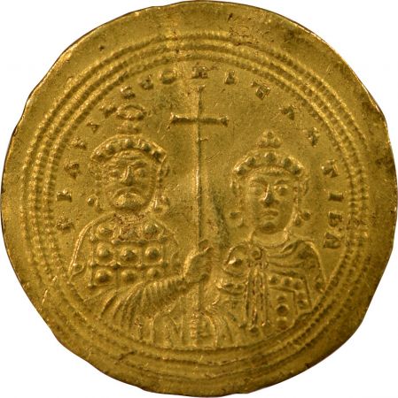 Empire Byzantin BASILE II, CONSTANTIN VIII - HISTAMENON OR 1005 / 1025 CONSTANTINOPLE