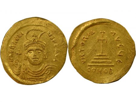 Empire Byzantin HERACLIUS - SOLIDUS OR, 610 / 613 - CONSTANTINOPLE