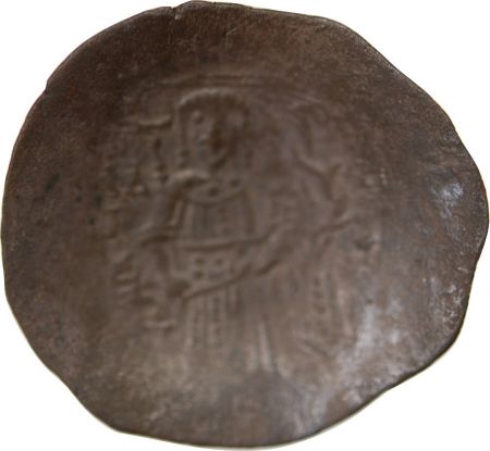 Empire Byzantin ISAAC II ANGE - ASPRON TRACHY 1185 / 1195 CONSTANTINOPLE