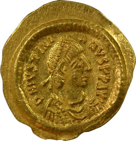 Empire Byzantin JUSTINIEN Ier - TREMISSIS OR, 545 / 565 - CONSTANTINOPLE