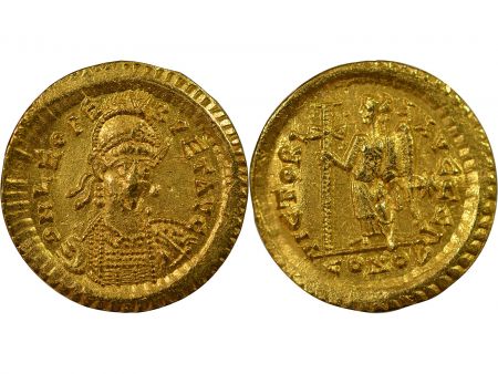 Empire Byzantin LEON Ier - SOLIDUS OR 457 / 474 CONSTANTINOPLE