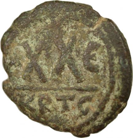 Empire Byzantin PHOCAS - 1/2 FOLLIS - CARTHAGE, 606-607