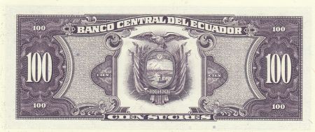 Equateur 100 Sucres 1990 - Simon Bolivar