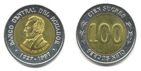Equateur 100 Sucres 1997