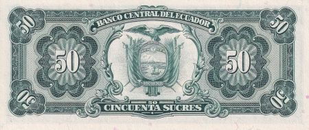 Equateur 50 Sucres - Monument - Condor - 1984 - Série TX - P.122