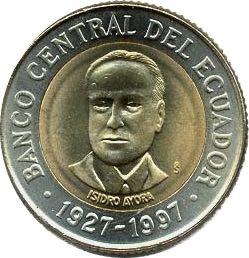 Equateur 500 Sucres Isidro Ayora - 1927-1997