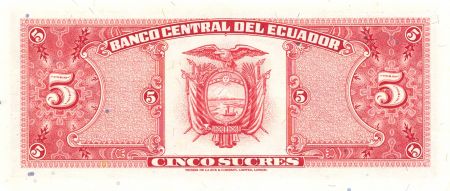 Equateur EQUATEUR - 5 SUCRES 1988