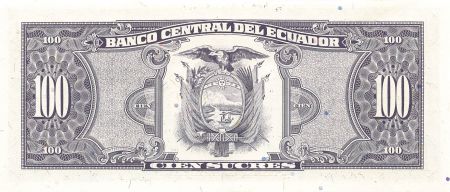 Equateur EQUATEUR  SIMON BOLIVAR - 100 SUCRES 1992 - SPL