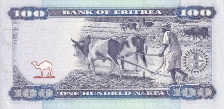 Erythrée 100 Nakfa - Trois filles - Agriculteurs - 24/05/2004 - P.NEUF - P.8