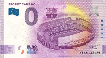 Espagne 0 EURO SOUVENIR - Camp Nou 2023