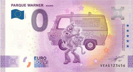 Espagne 0 EURO SOUVENIR - Scooby Doo 2023