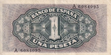 Espagne 1 Peseta - Santa Maria - Série A - 1940 - P.122