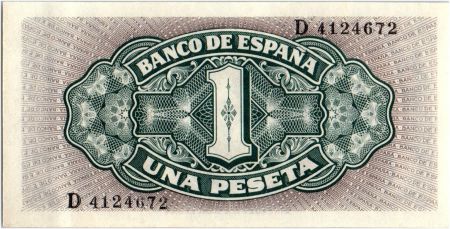 Espagne 1 Peseta Bateau - Santa Maria - 1940