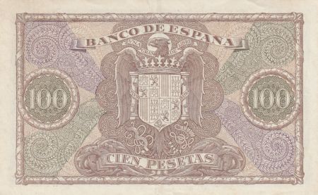 Espagne 100 Pesetas - Christophe Colomb - 1940 - TTB - P.118