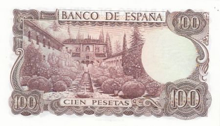 Espagne 100 Pesetas - Manuel de Falla - 1970 - Série 7U